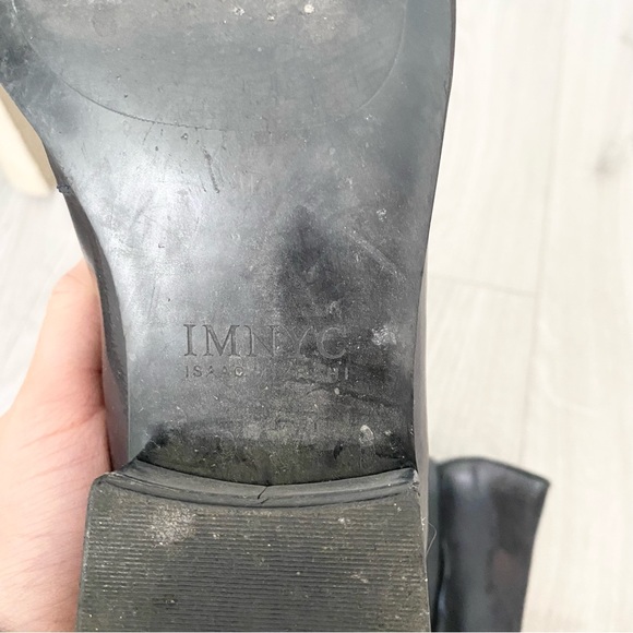 IMNYC ISAAC MIZRAHI Patent Leather Tassel Loafers - Picture 4 of 4